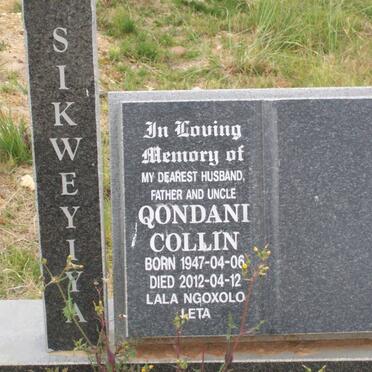 SIKWEYIYA Qondani Collin 1947-2012