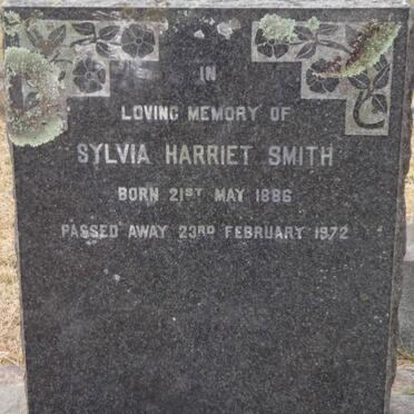 SMITH Sylvia Harriet 1886-1972