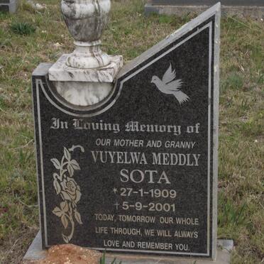 SOTA Vuyelwa Meddly 1909-2001