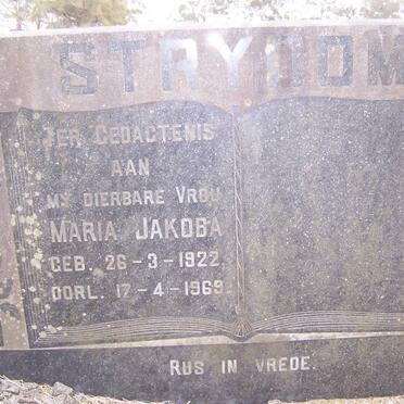 STRYDOM Maria Jakoba 1922-1969