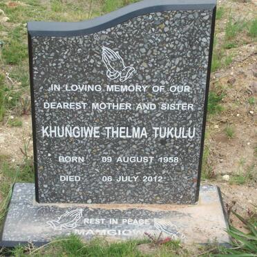 TUKULU Khungiwe Thelma 1958-2012
