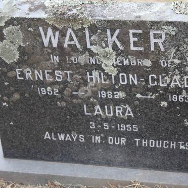 WALKER Ernest -1952 :: WALKER Hilton -1982 :: WALKER Gladys -1963 :: WALKER Laura -1955