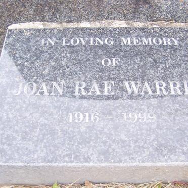 WARREN Joan Rae 1916-1999