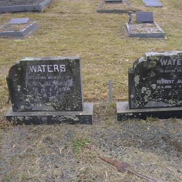 WATERS Herbert Alfred 1886-1956 &amp; Nora Beatrice -1974