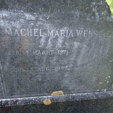 WESSELS Frans Hendrik 1855-1933 &amp; Machel Maria 1871-1947 :: WESSELS Frans Hendrik 1907-1942