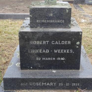 WEEKES Robert Calder, Kinkead -1950 &amp; Rosemary -1955
