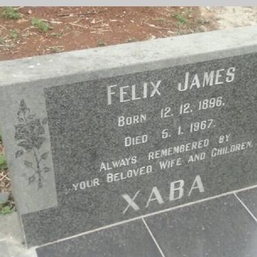 XABA Felix James 1896-1967