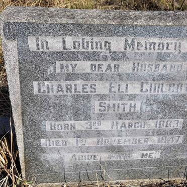 SMITH Charles Eli Chilcote 1883-1947