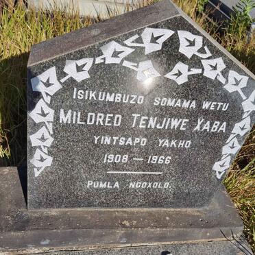 XABA Mildred Tenjiwe 1908-1966