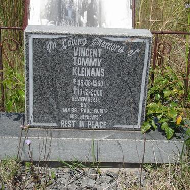 KLEINANS Vincent Tommy 1960-2000