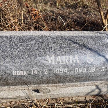 ? John F.J. 1890-1947 &amp; Maria S. 1894-1961 