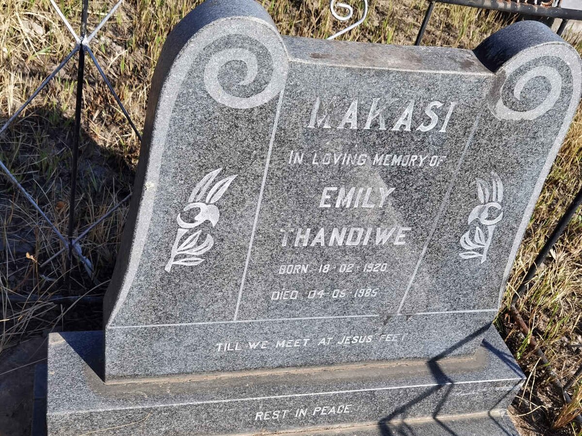 MAKASI Emily Thandiwe 1920-1985