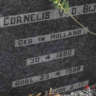 BIJL Cornelis, van der 1890-1958