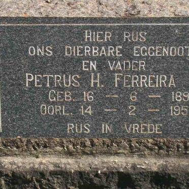 FERREIRA Petrus H. 1891-1951
