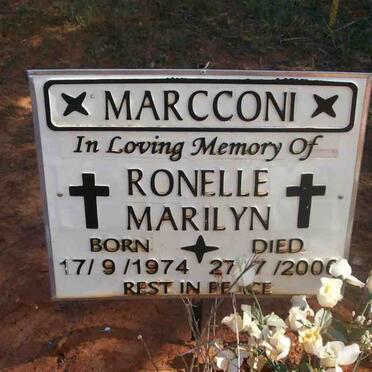 MARCCONI Ronelle Marilyn 1974-2006