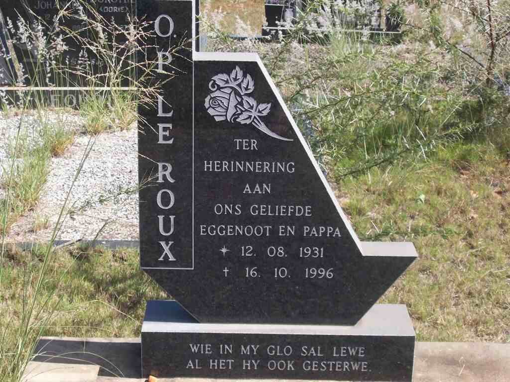 ROUX O.P., le 1931-1996