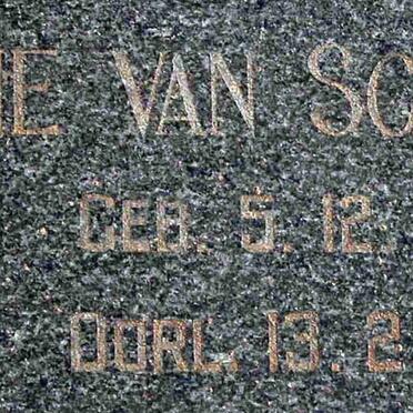 SCHALKWYK Willie, van 1959-1962