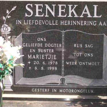 SENEKAL Marietjie 1978-1998