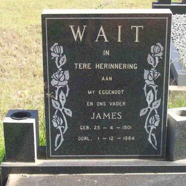 WAIT James 1901-1984