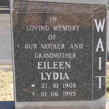 WAIT Eileen Lydia 1908-1995