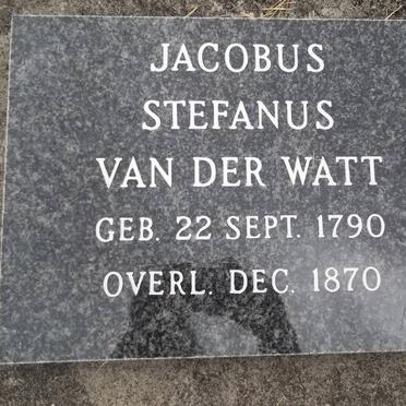 WATT Jacobus Stefanus, van der 1790-1870