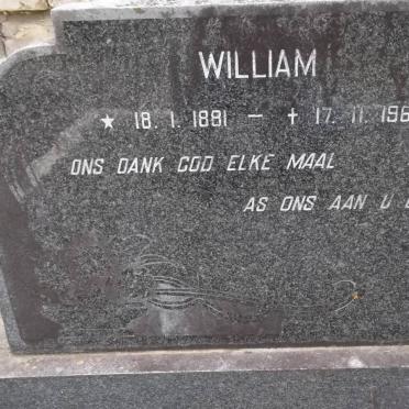 WILLIAMS William 1881-1967