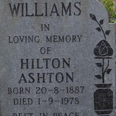 WILLIAMS Hilton Ashton 1887-1978