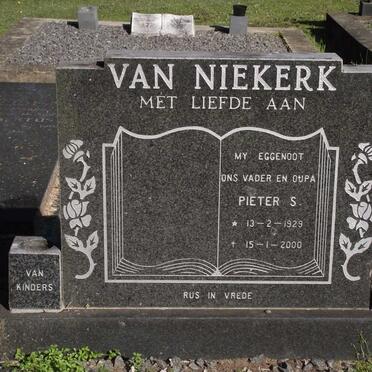 NIEKERK Pieter S., van 1929-2000