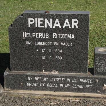 PIENAAR Helperus Ritzema 1934-1980