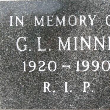 MINNIE G.L. 1920-1990