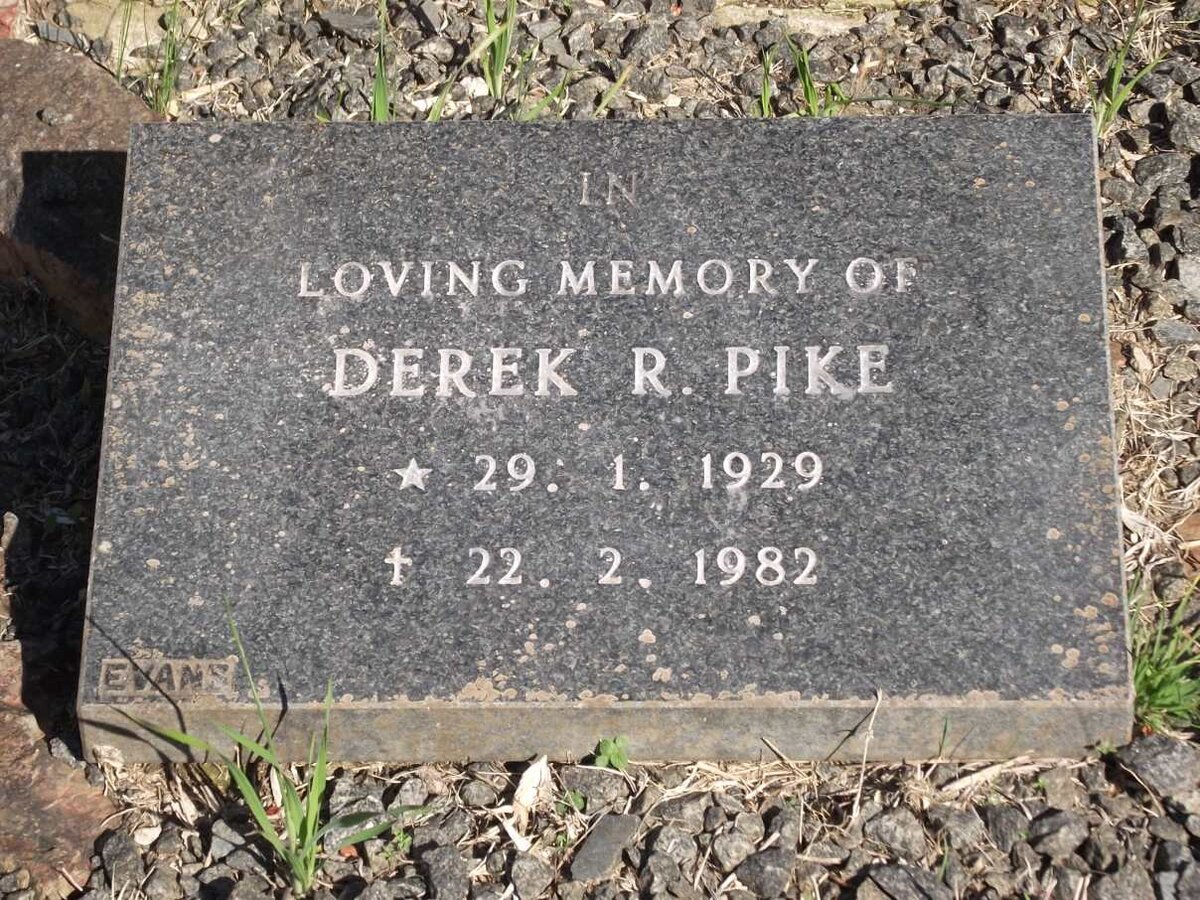 PIKE Derek R. 1929-1982