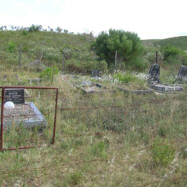 Eastern Cape, HANKEY district, Lime bank 173, farm cemetery