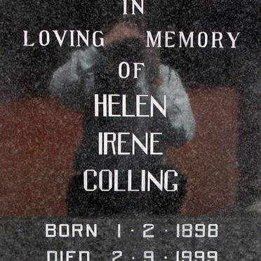 COLLING Helen Irene 1898-1999