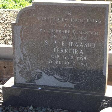 FERREIRA S.P.E. 1899-1961