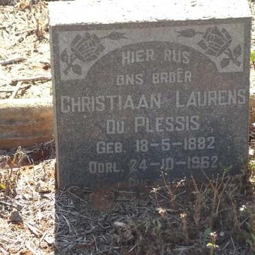 PLESSIS Christiaan Laurens, du 1882-1962