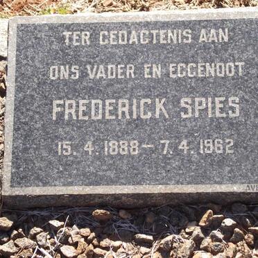SPIES Frederick 1888-1962