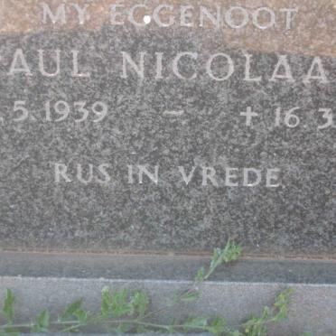 ? Paul Nicolaas 1939-1972