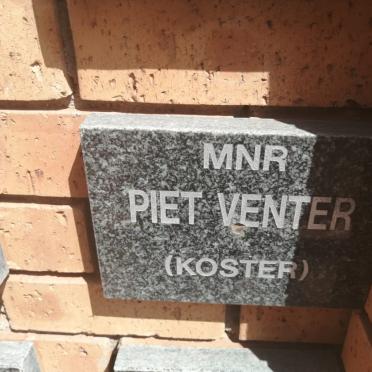 VENTER Piet