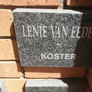 EEDEN Lenie, van