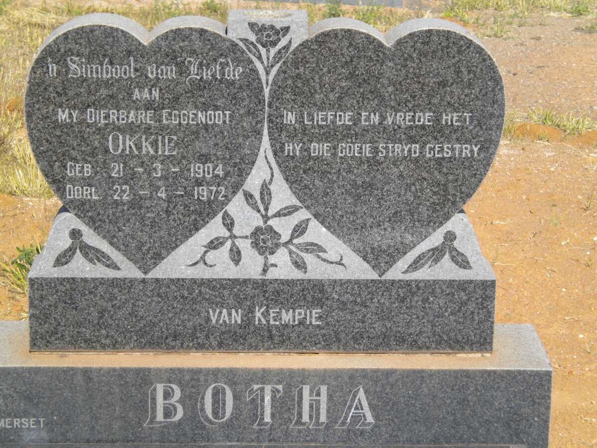BOTHA Okkie 1904-1972