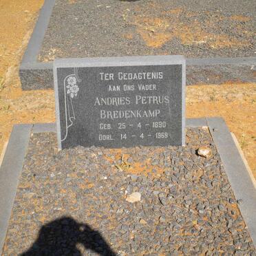 BREDENKAMP Andries Petrus 1890-1969