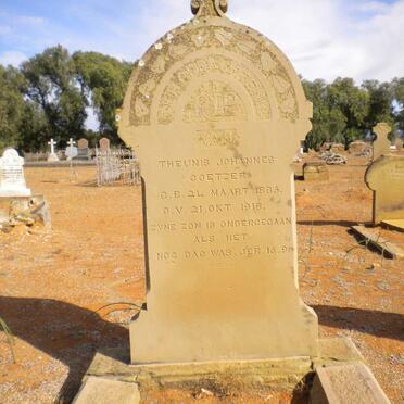 COETZER Theunis Johannes 1885-1918