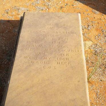 COETZER Willem Maartens 1851-1921