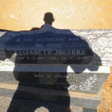 ENGELBRECHT Elizabeth Johanna 1907-1978