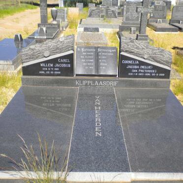 HEERDEN Carel Willem Jacobus, van 1921-2000&amp; Cornelia Jacoba PRETORIUS 1923-2001