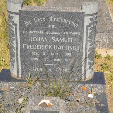 HATTINGH Johan Samuel Frederick 1908-1951