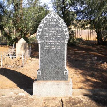 HATTINGH Christiaan Albertus 1838-1900 &amp; Anna Maria Dorothea VENTER 1841-1923