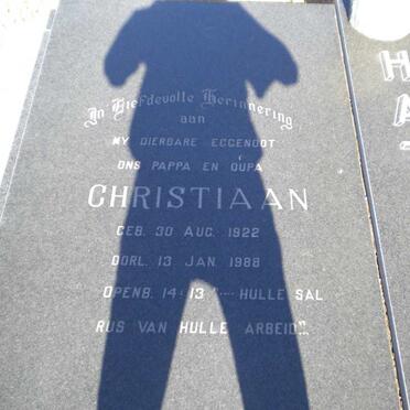 HATTINGH Christiaan 1922-1988 &amp; Aletta Gertruida LATEGAN 1935-