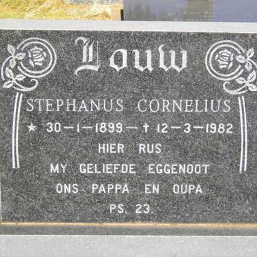 LOUW Stephanus Cornelius 1899-1982