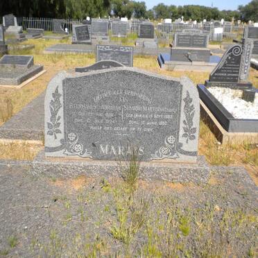 MARAIS Stephanus Abraham 1896-1974 &amp; Susara Marthina MARAIS 1893-19?0